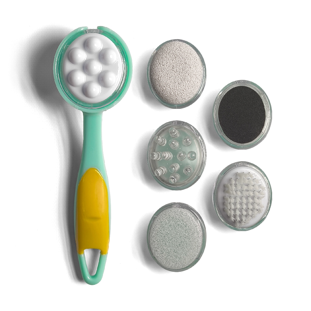 E00827 ESCOFINA CON 6 CABEZALES INTERCAMBIABLES